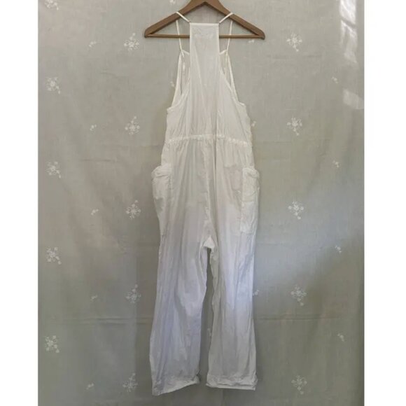 Album Di Famiglia Salopette Jumpsuit in Milk - Picture 3 of 5